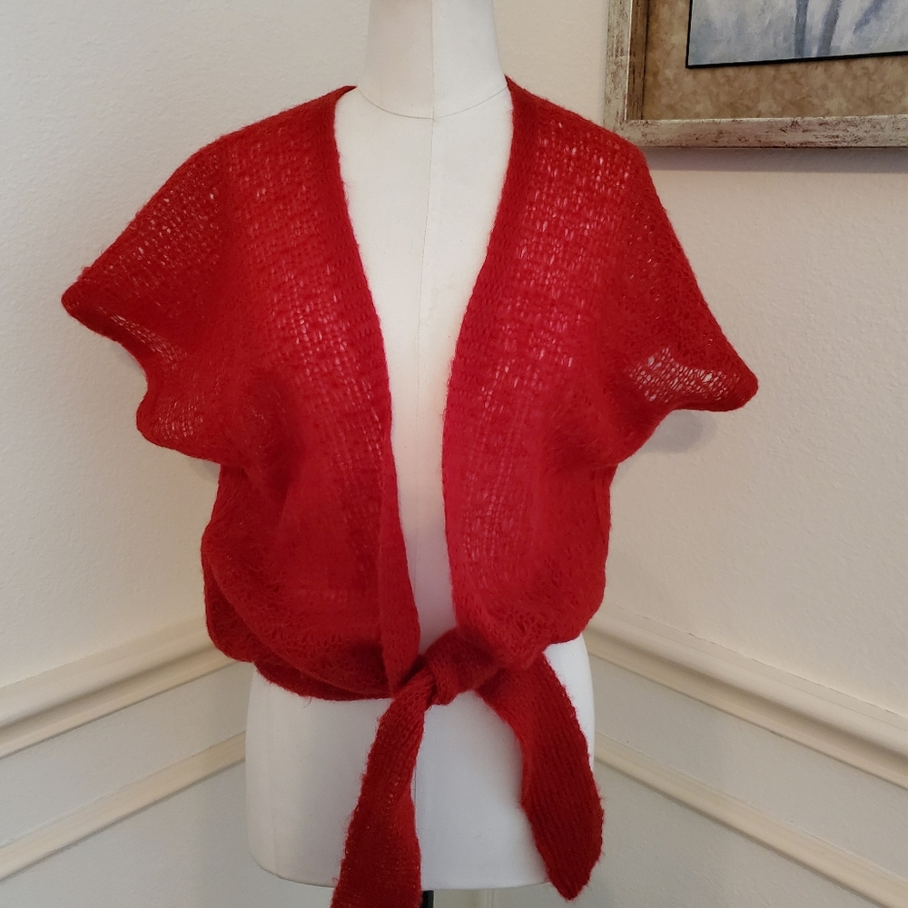 Specialty House Red wrap Cardigan